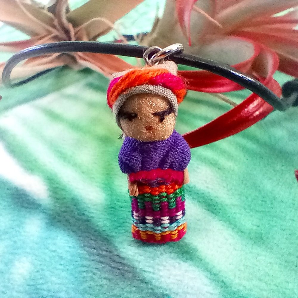 "Luna" Mayan Quitapenas Doll Choker